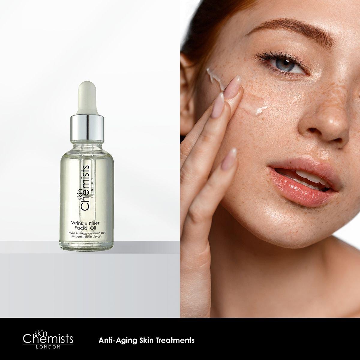 skinChemists professional Wrinkle Killer Facial Oil 30ml Twin Value Savings Pack image 3