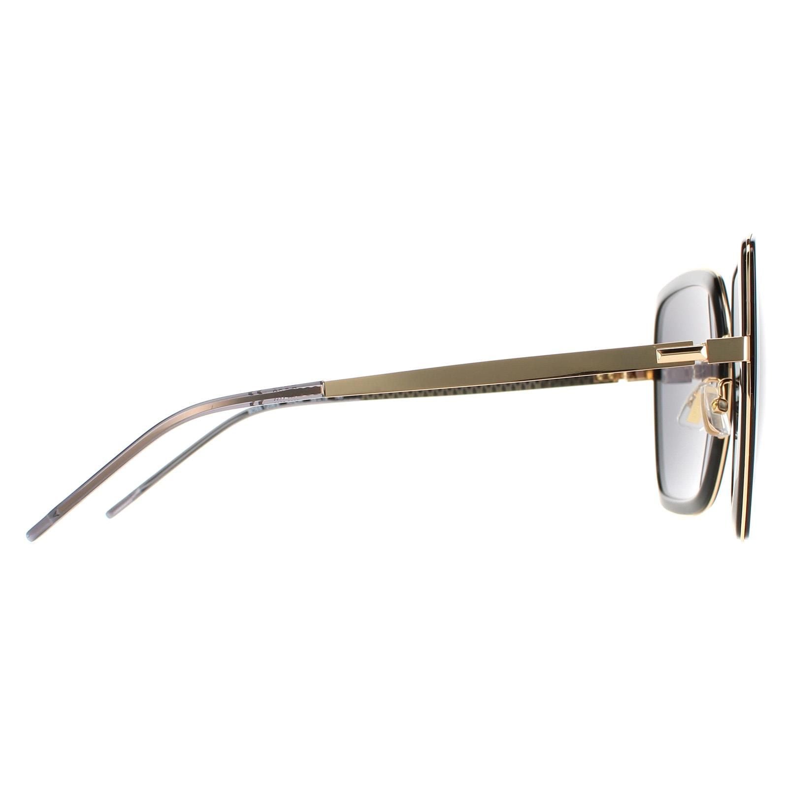 Hugo Boss Square Gold Black Grey BOSS 1208/S image 4