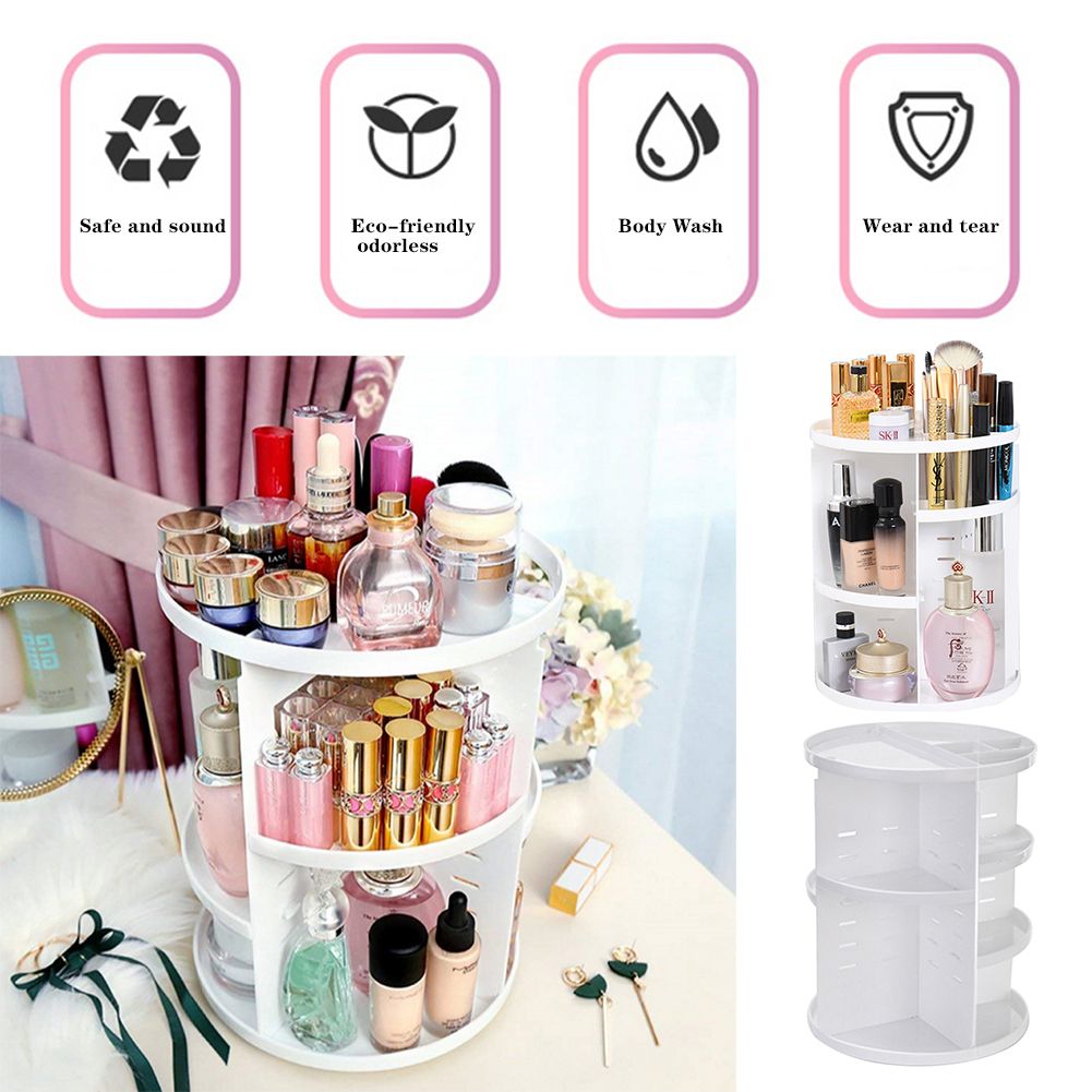 SHEONLY Multifunctional Tabletop Rotating Cosmetic Storage Organizer image 6