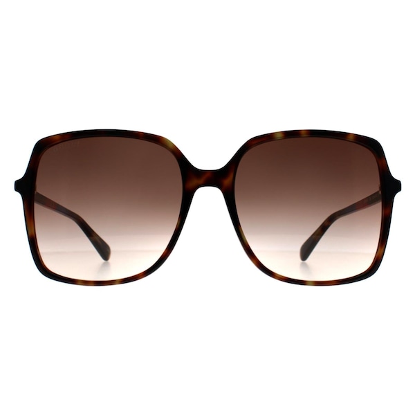 Gucci Square Havana Brown Gradient GG0544S