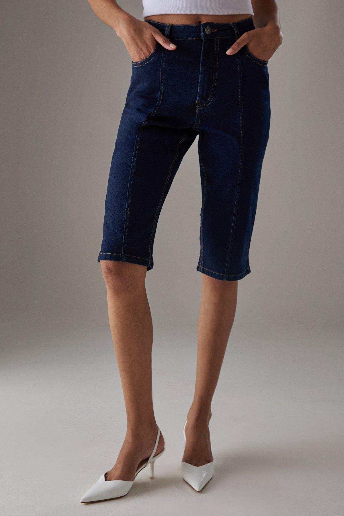 Warehouse Denim Capri Dark Indigo image 2