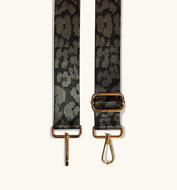 Apatchy London Olive Green Cheetah Strap