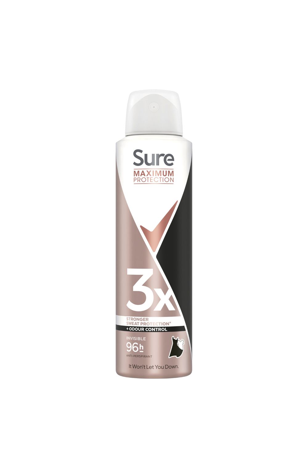 Sure Invisible 'Antiperspirant' Deo with 96H Maximum Protection 150ml, 6pk image 4