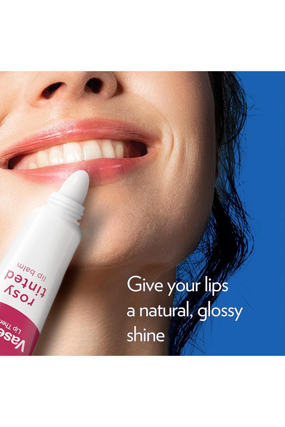 Vaseline LipTherapy Rosy Tinted 'LipBalm' For Instant Softness&Pink Hint, 6x10g image 2