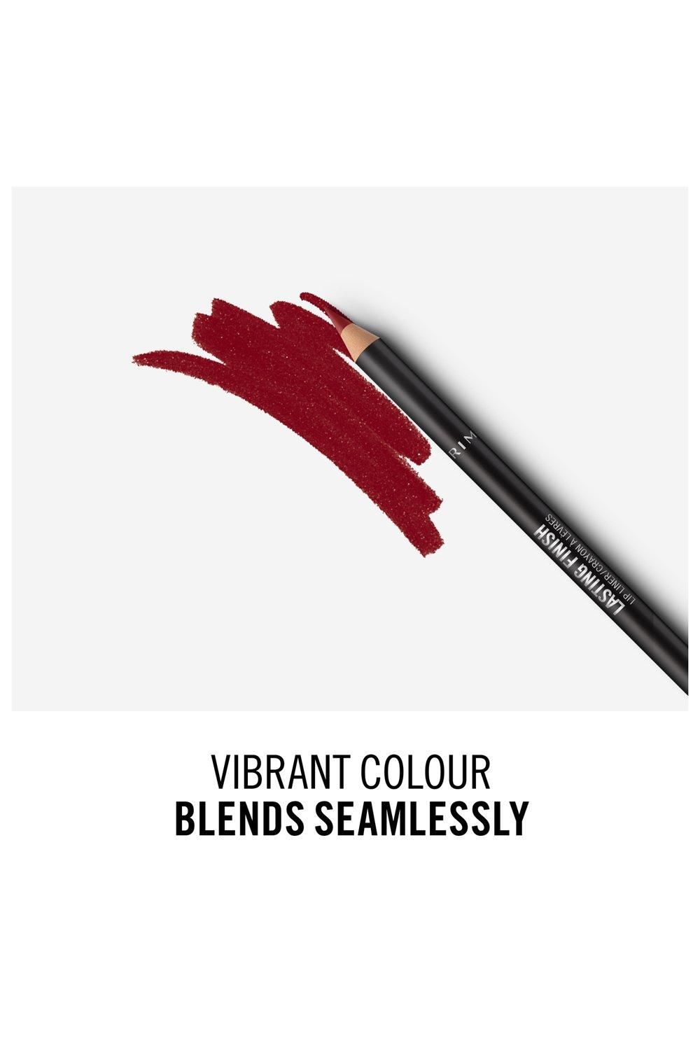 Rimmel London Lasting Matte Lip Liner Bitten Red image 3