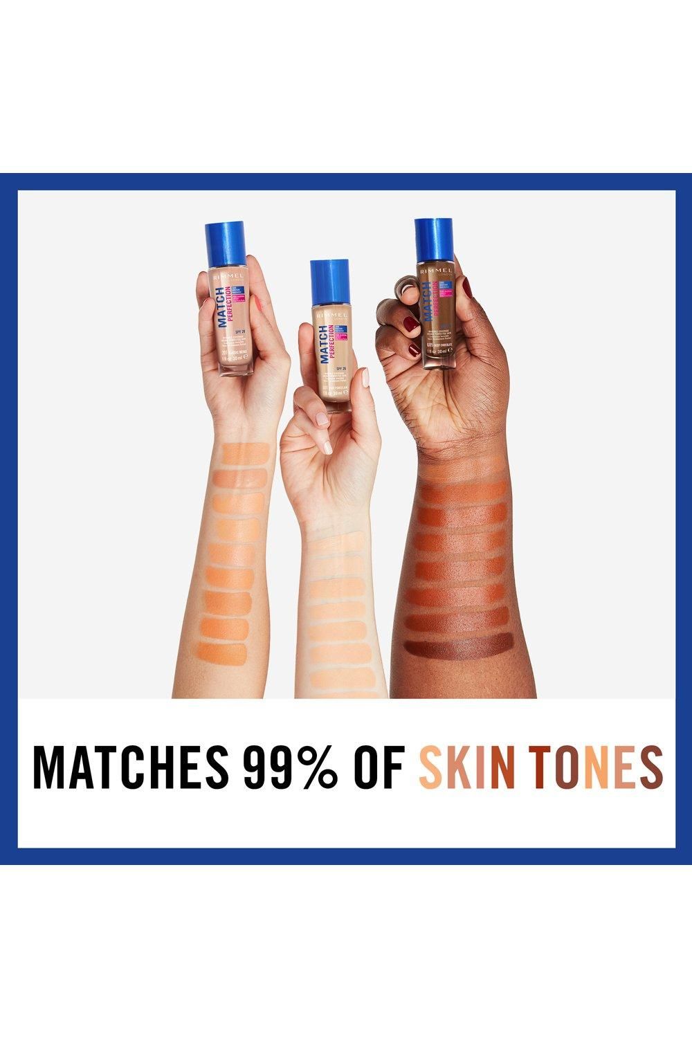 Rimmel London Match Perfection Foundation Caramel 502 image 8