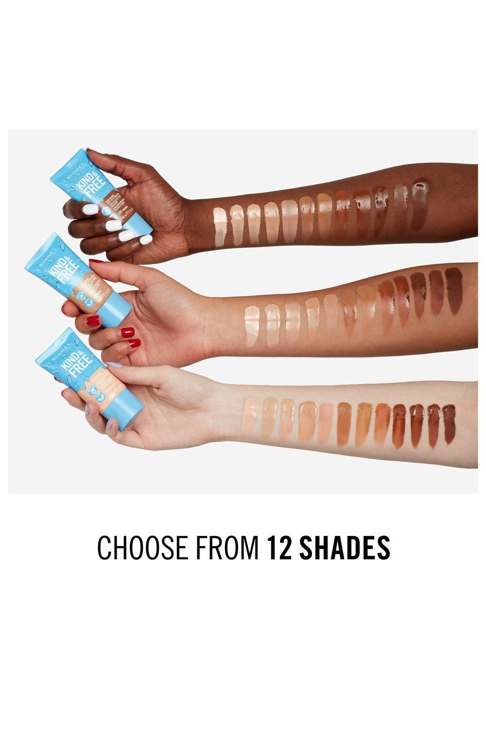Rimmel London Kind & Free Moisturizing Skin Tint Foundation 160 Vanilla image 9