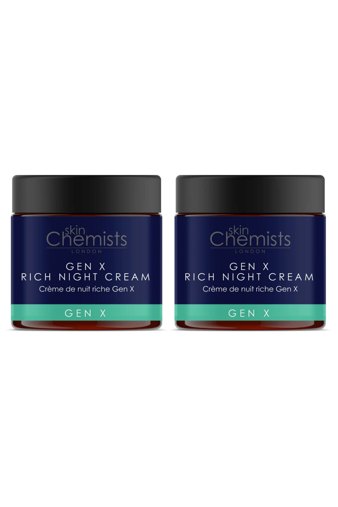 skinChemists professional Gen X Rich Night Cream 60ml x 2 Duo Set image 1
