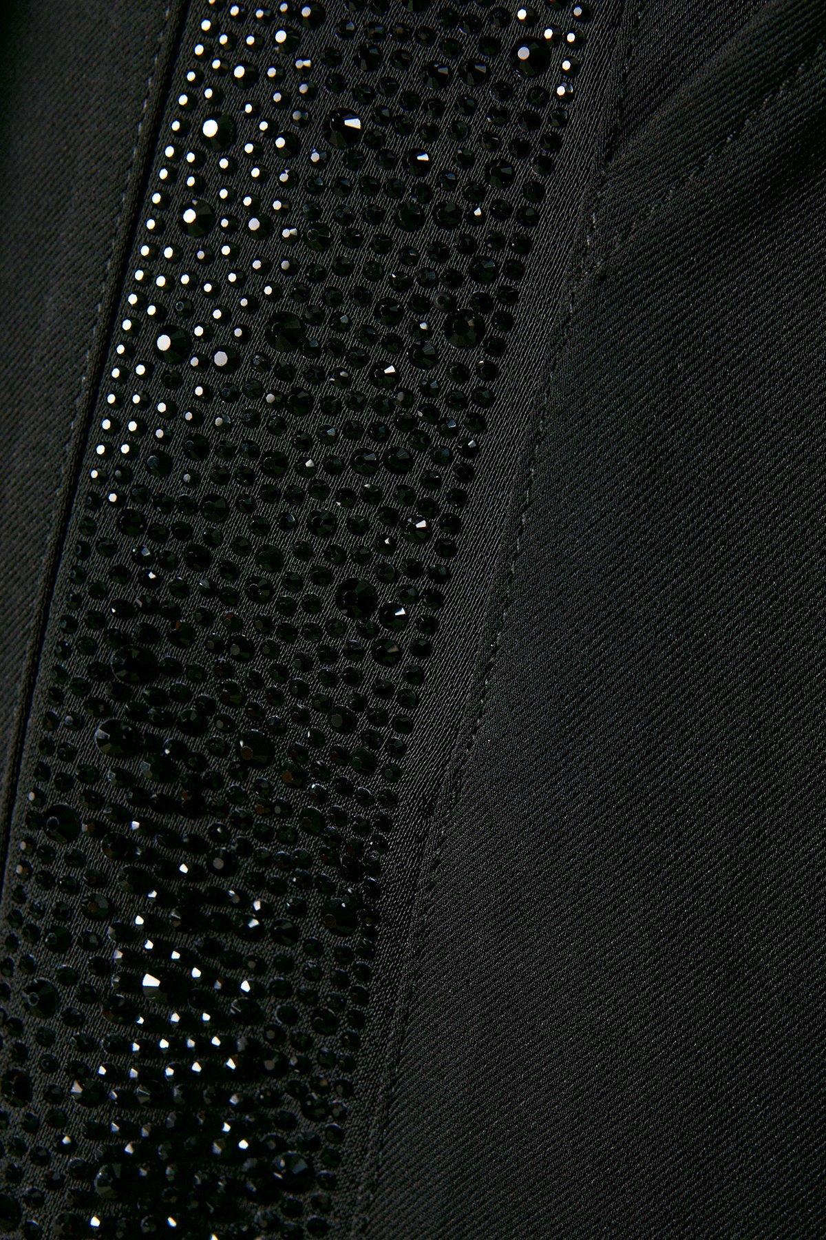 Warehouse Hotfix Side Panel Wide Leg Tailored Trouser image 5