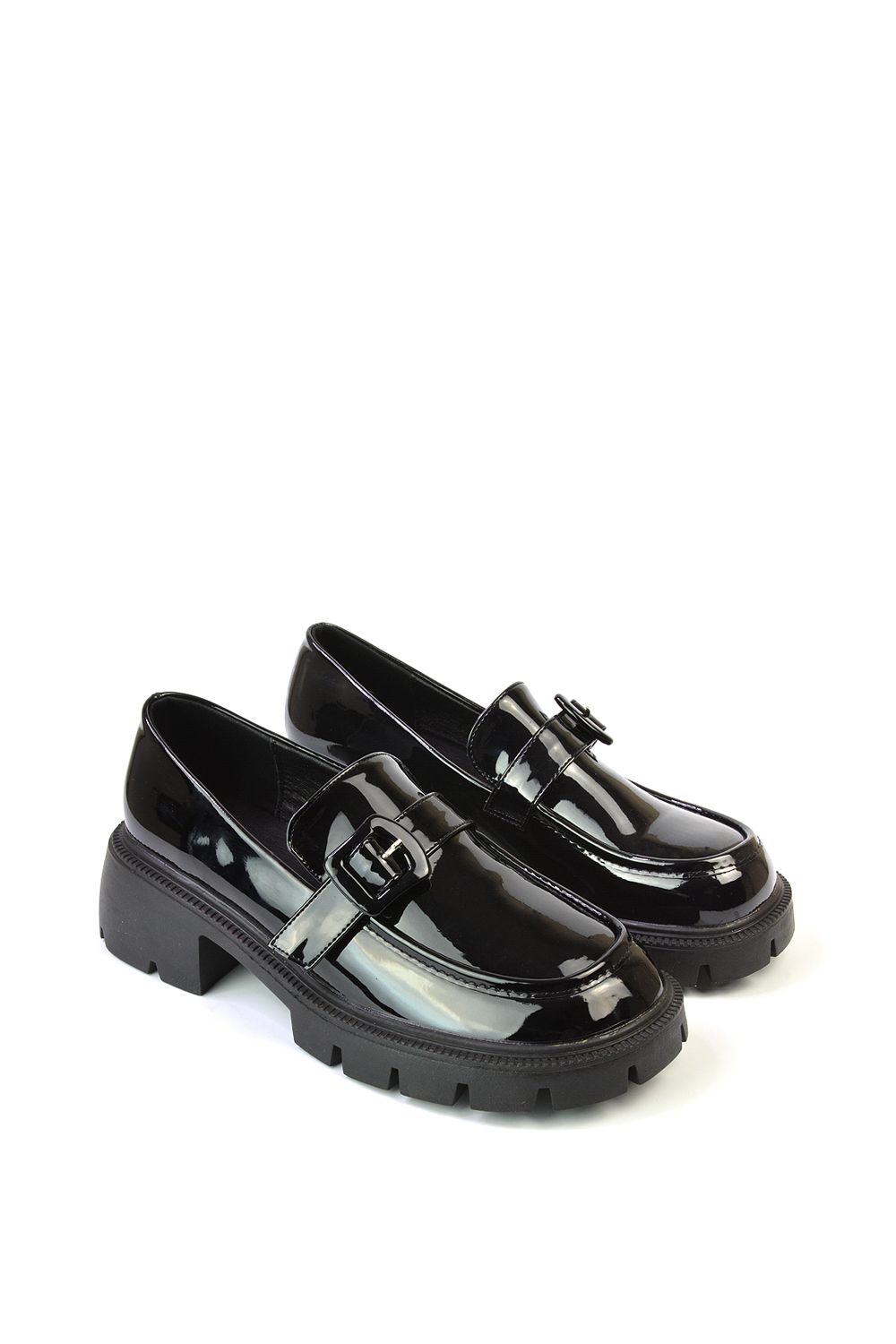 XY London 'Adelaide' Chunky Platform Block Heel Loafers image 5