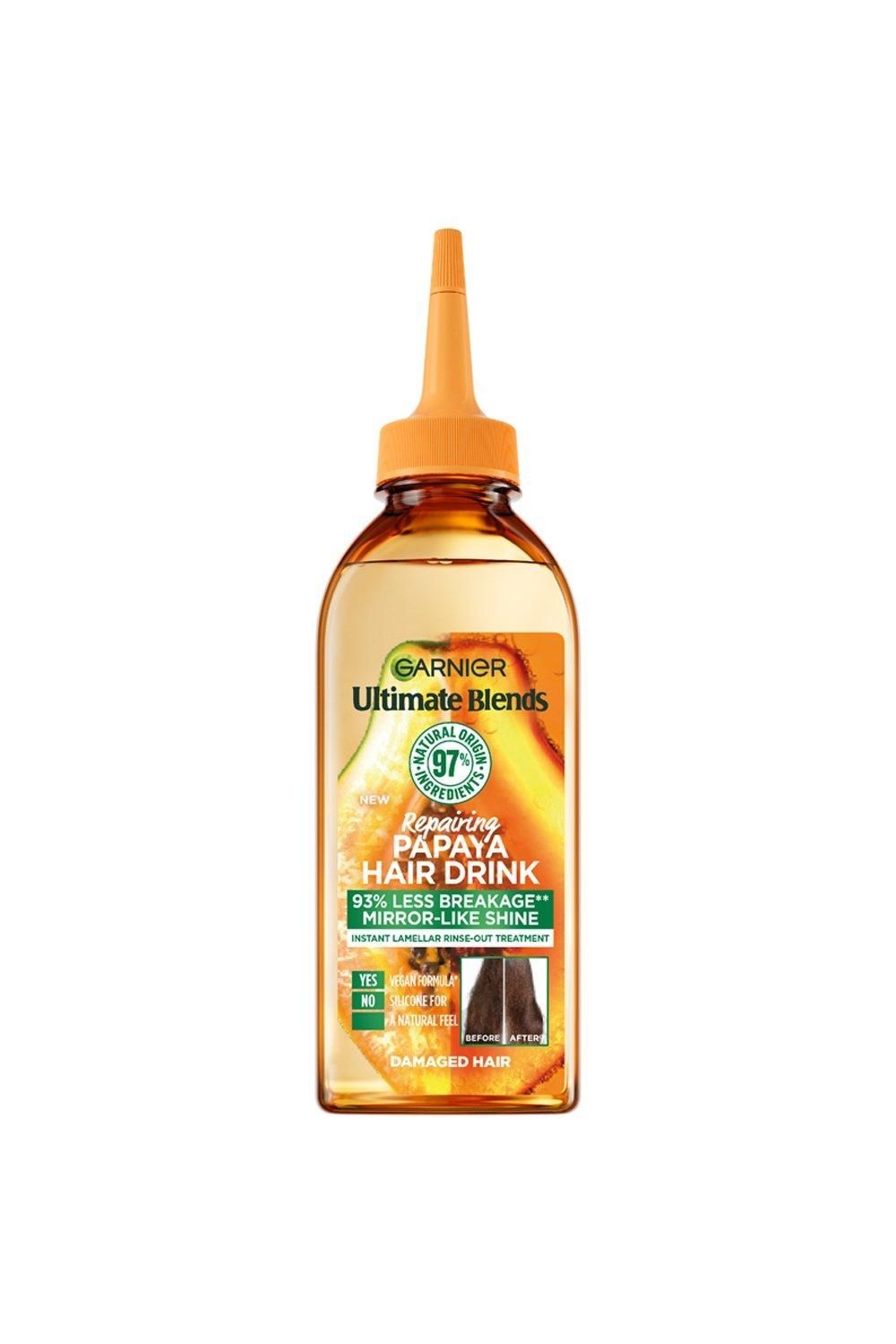 Garnier Garnier Ultimate Blends Repairing Papaya Hair Drink Liquid Conditioner For Damaged Hair Multi image 1