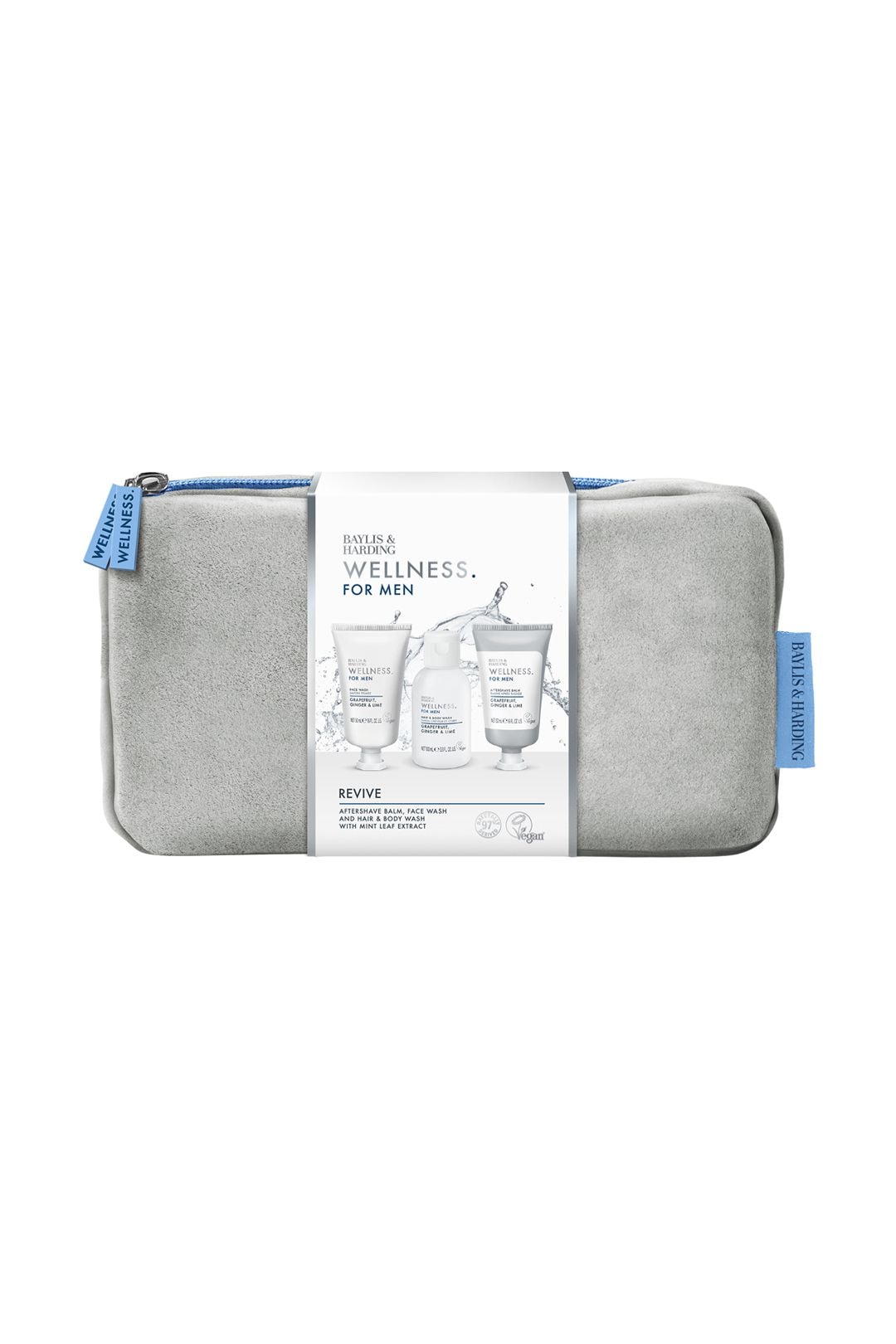 Baylis & Harding Wellness For Men Revived & Ready Wash Bag Gift Set Multi image 1
