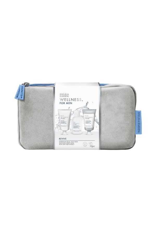 Baylis & Harding Wellness For Men Revived & Ready Wash Bag Gift Set Multi