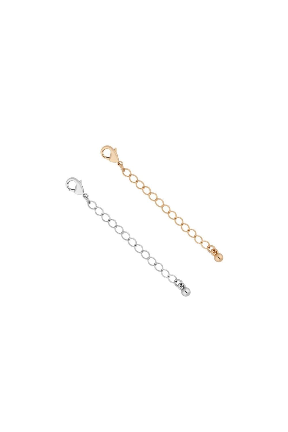 Jon Richard Gold and Silver Extension Chains - Pack of 2 image 1