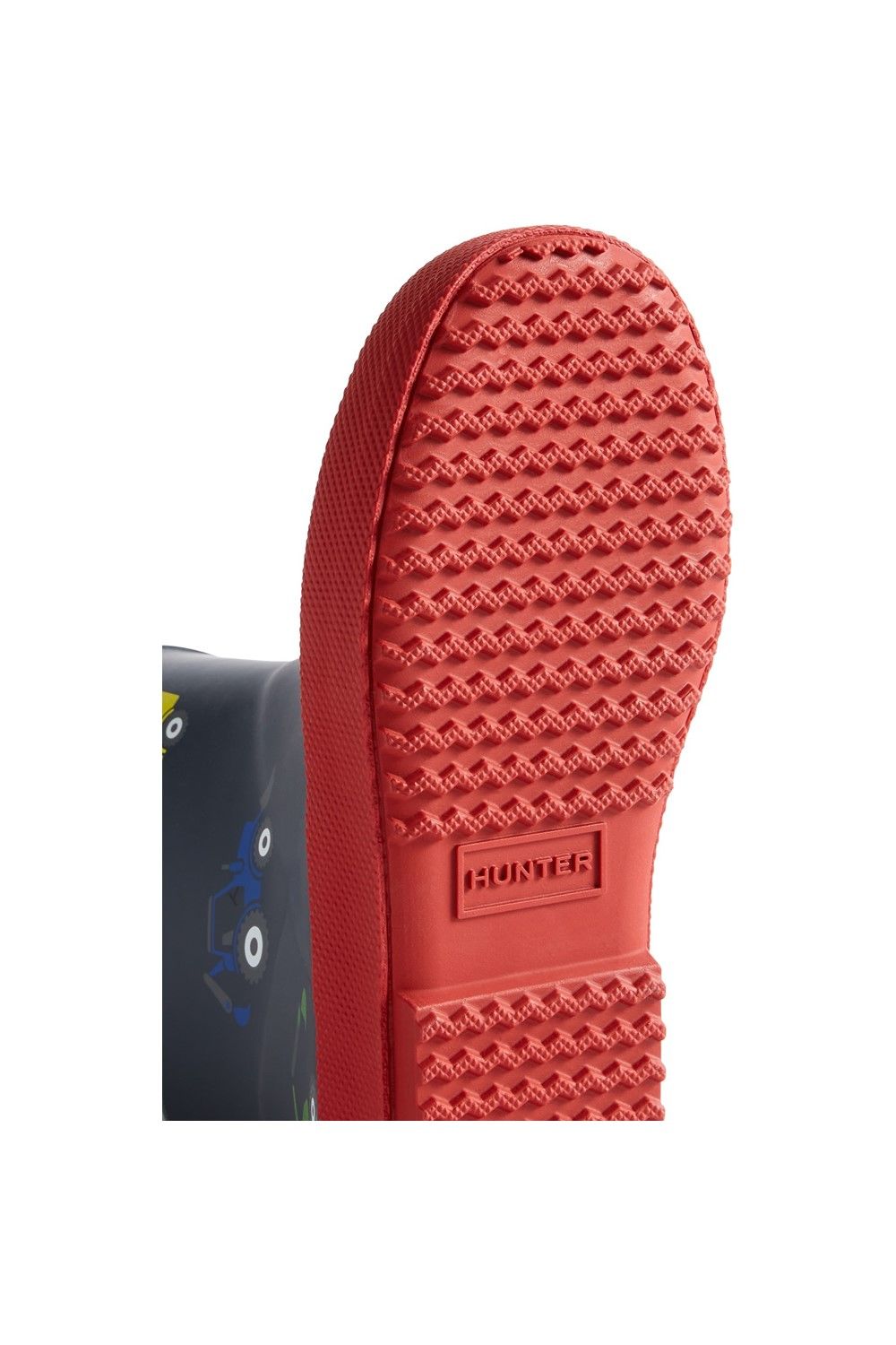 Hunter Kids First Construction Print Wellington Boot image 3