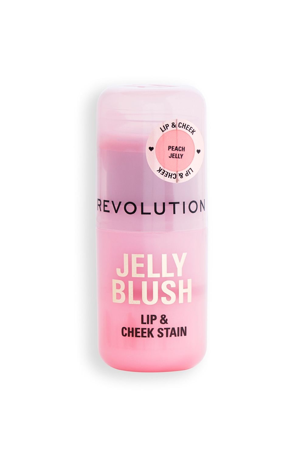 Revolution Jelly Blush Stick Lip and Cheek Stain 5.5G Peach Orange image 3