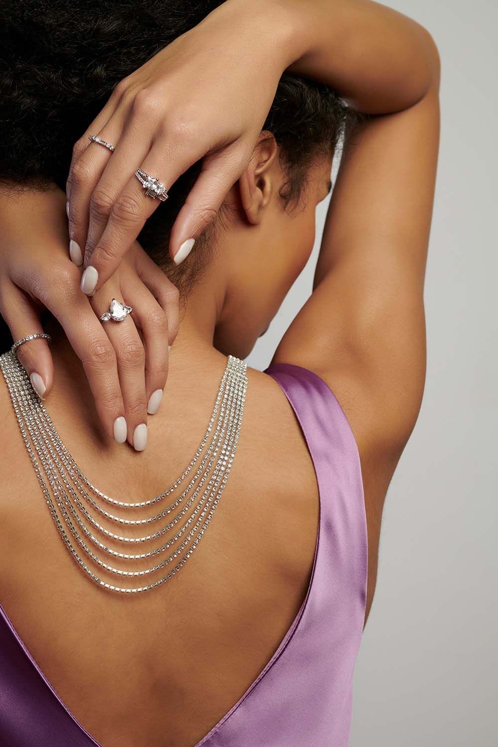 Jon Richard Tri Tone Stacking Ring - Pack Of 3 image 3