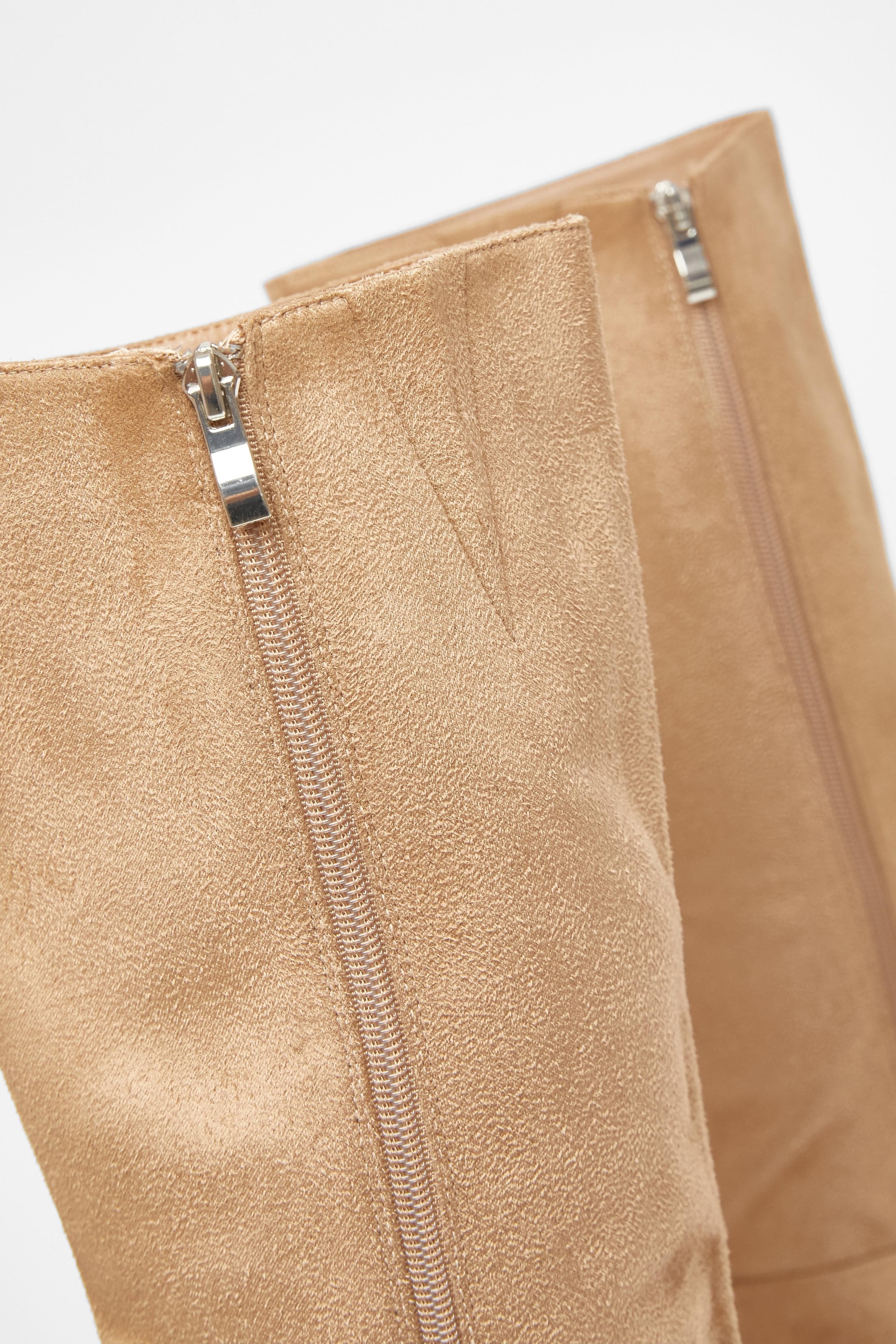 Quiz Taupe Knee High Boots image 4