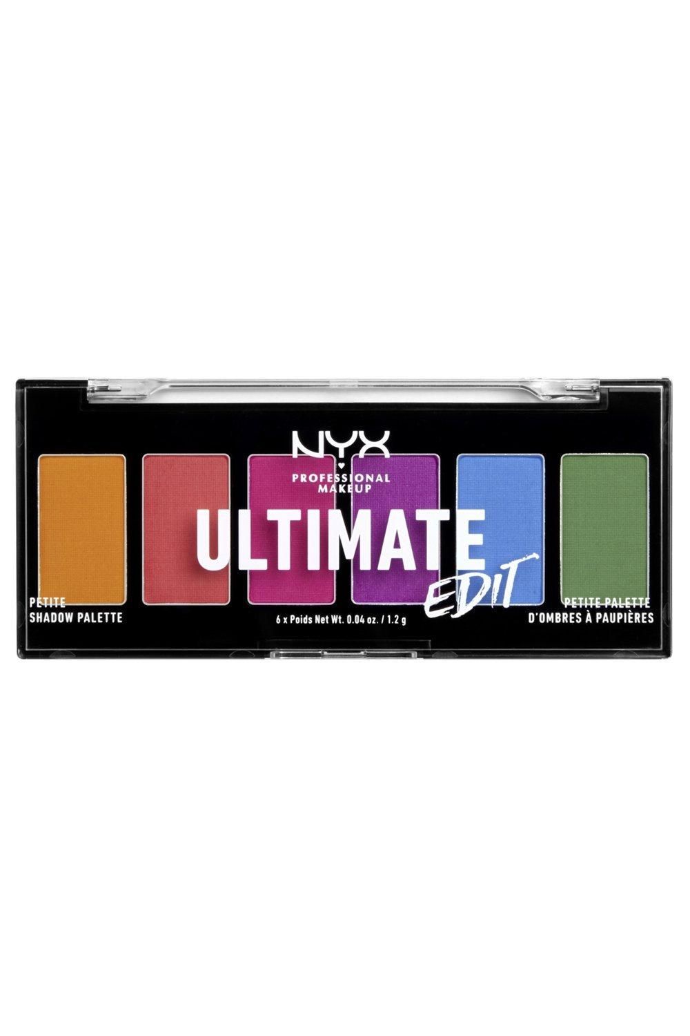 NYX Professional Makeup Ultimate Edit Petite Shadow Palette - 6 Shades Brights image 7