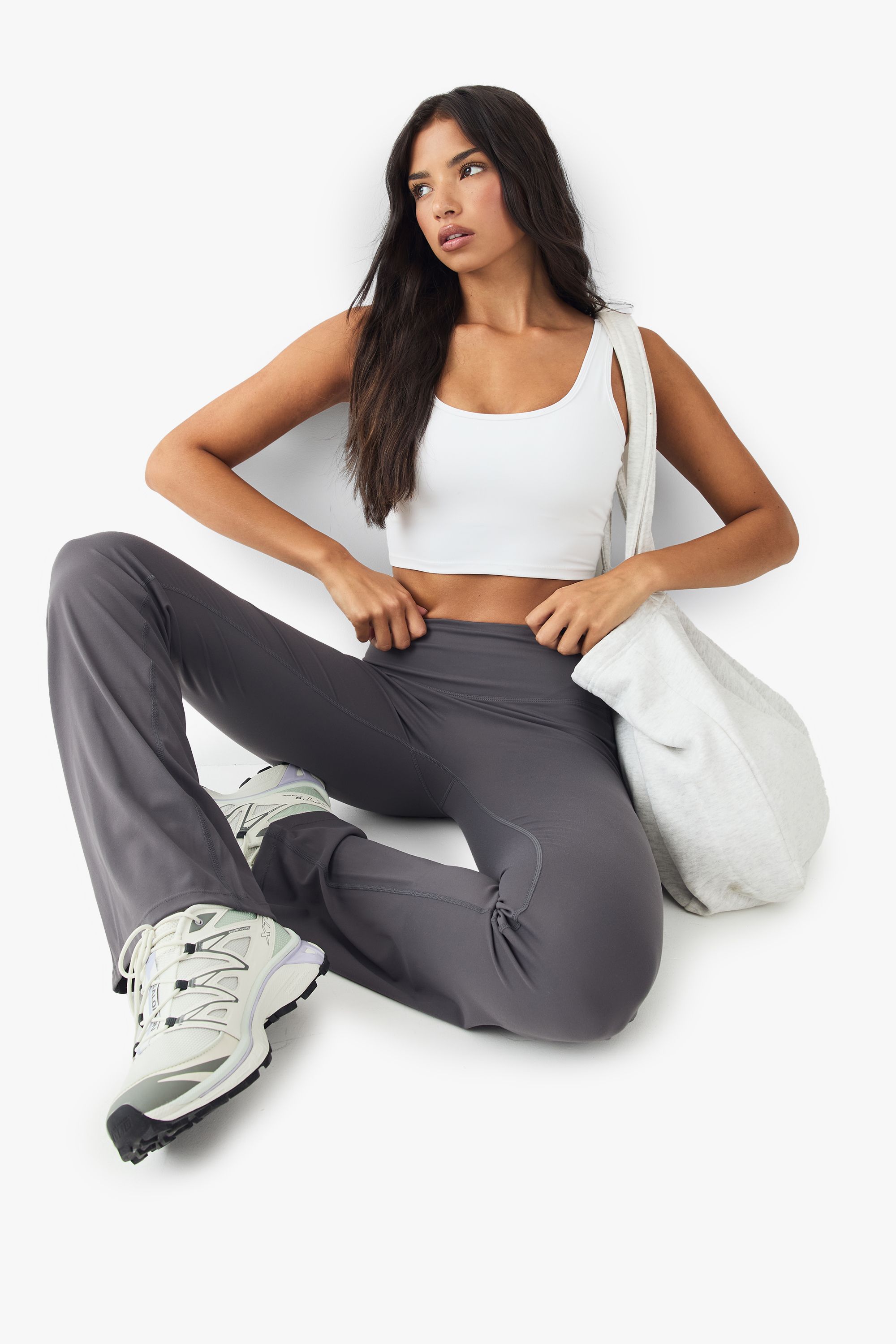 DSGN Studio DSGN Studio Ultra Sculpt Longline Sports Bra White image 3