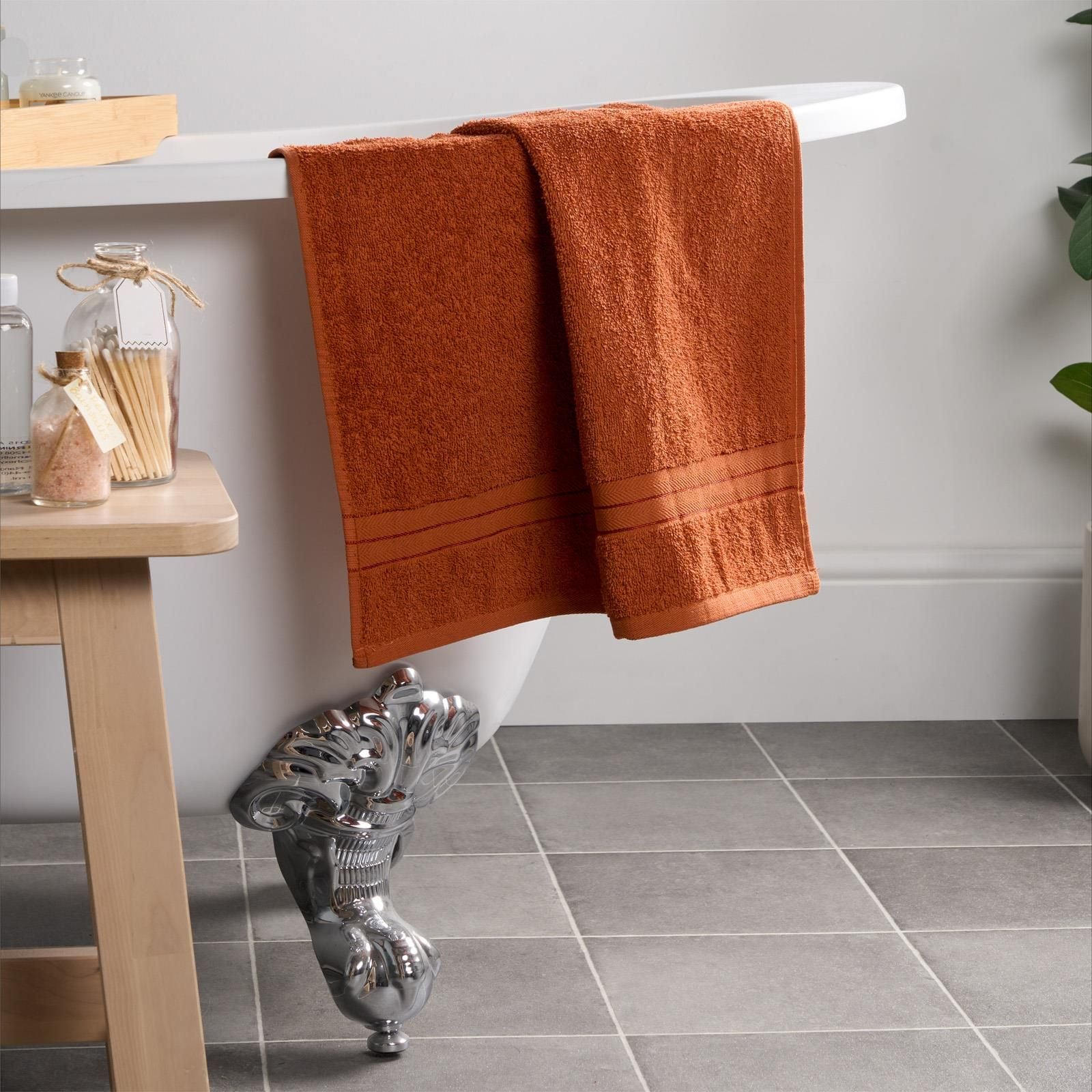OHS Luxury Hand Towel 100% Cotton Bathroom image 1