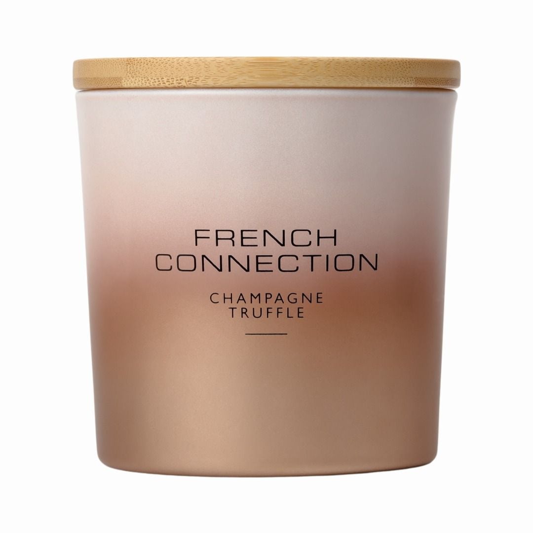 French Connection Champagne Truffle Candle Long-Lasting Luxury Scented Gift image 1
