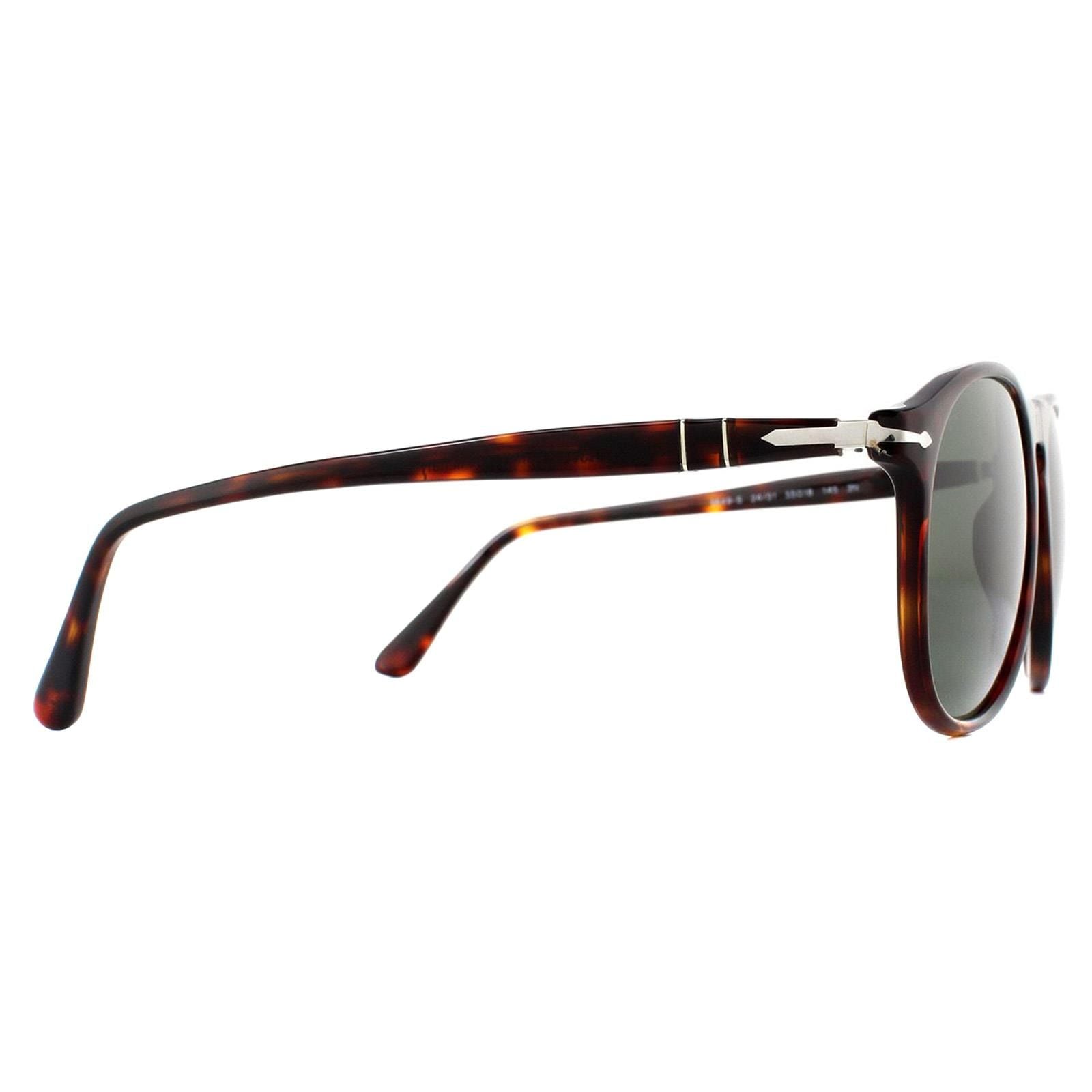 Persol Round Havana Grey Sunglasses image 4