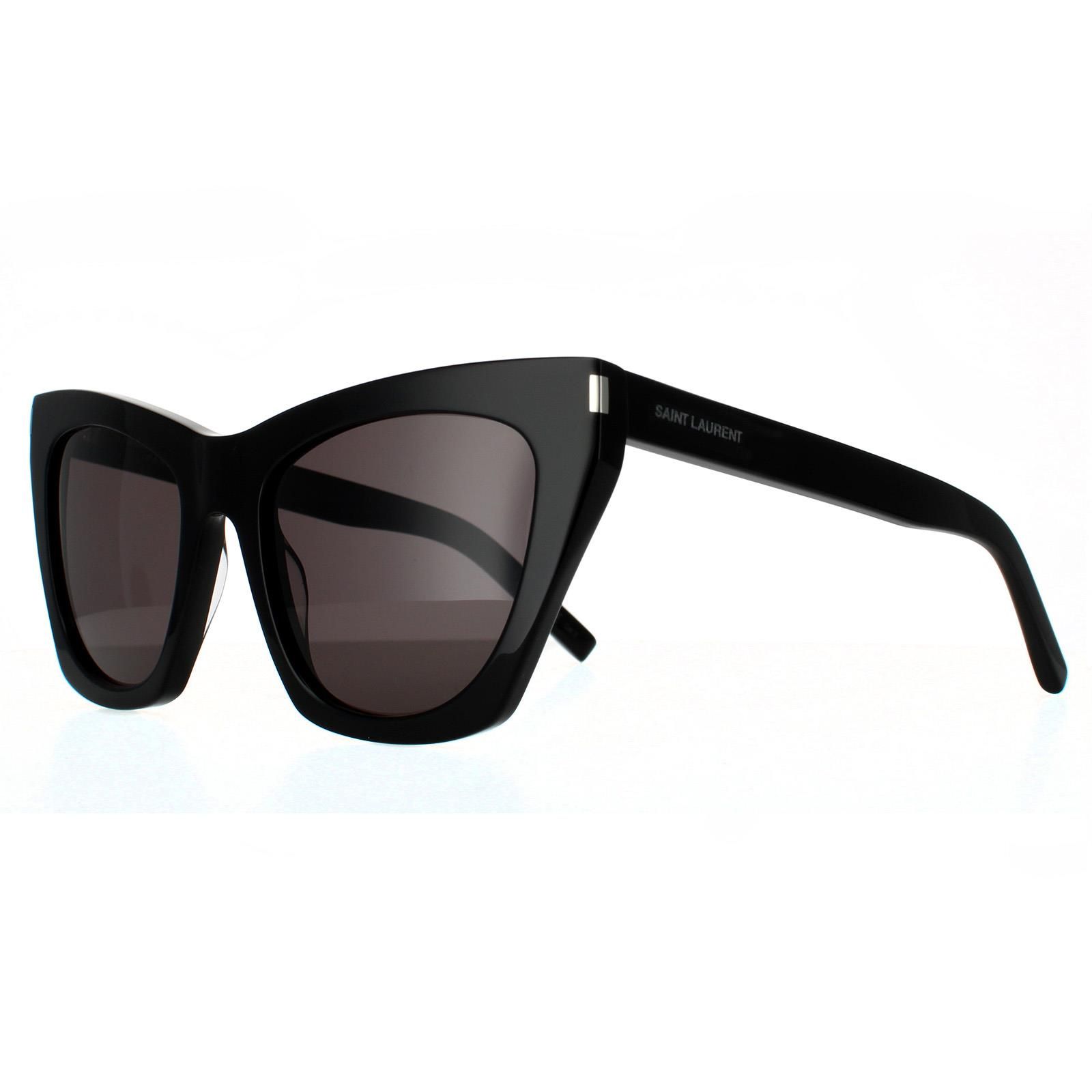 Saint Laurent Cat Eye Black Grey SL 214 KATE Sunglasses image 2
