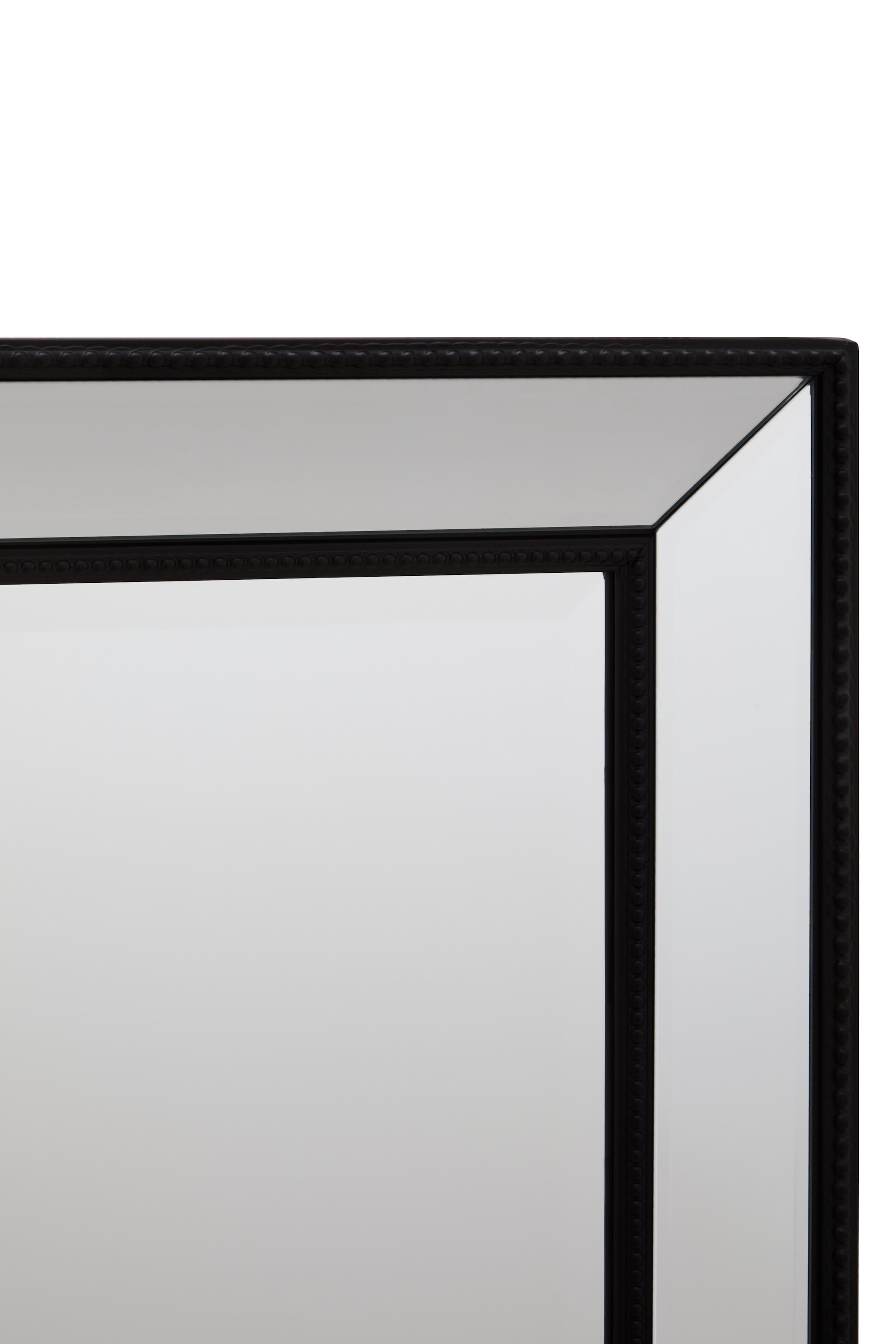 Orsina Champagne Rectangle Wall Mirror, Wooden Frame Mirror With Sleek Finish, Small Mirror For Dressing Area image 5