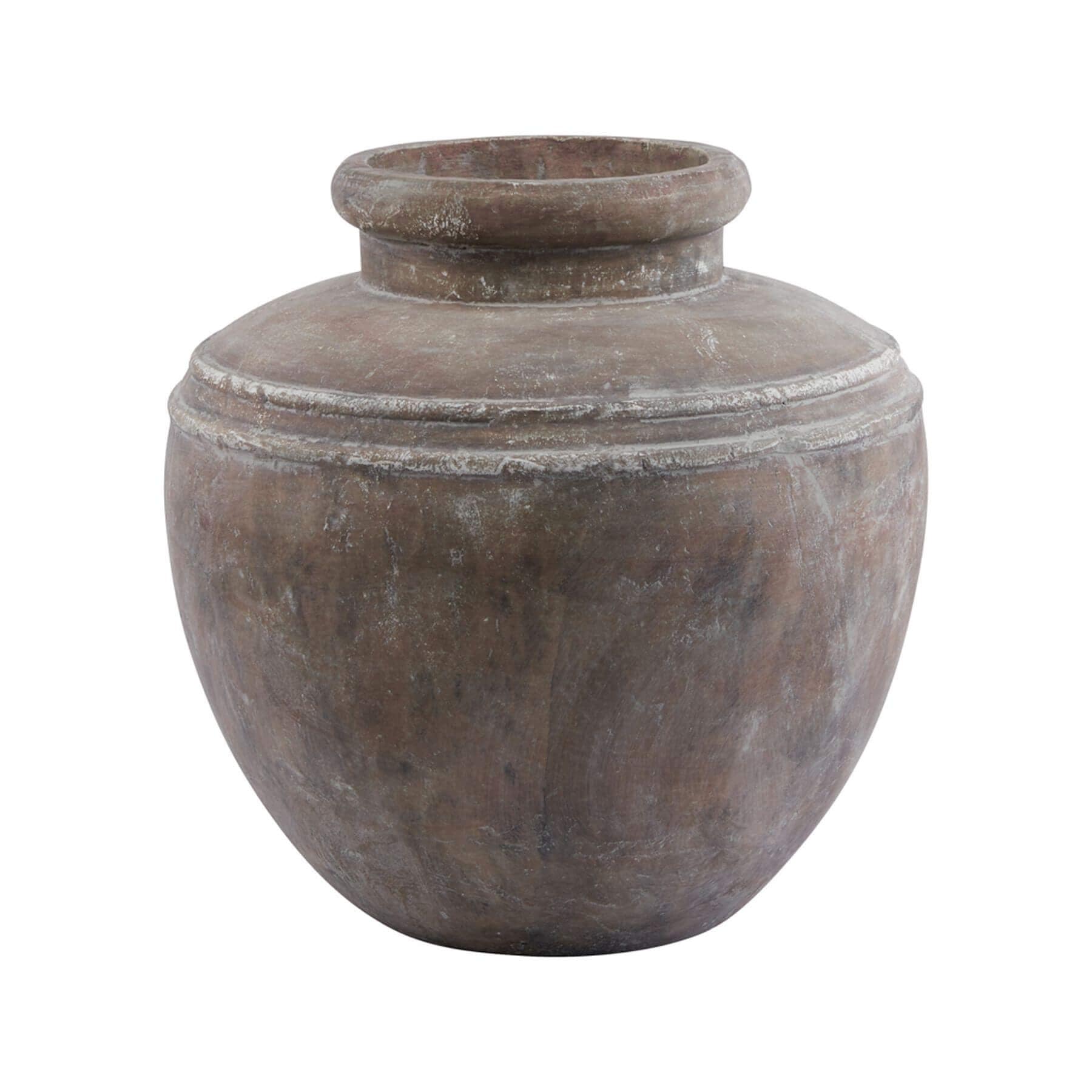 Sostter Brown Ceramic Water Pot for Indoor Styling image 1