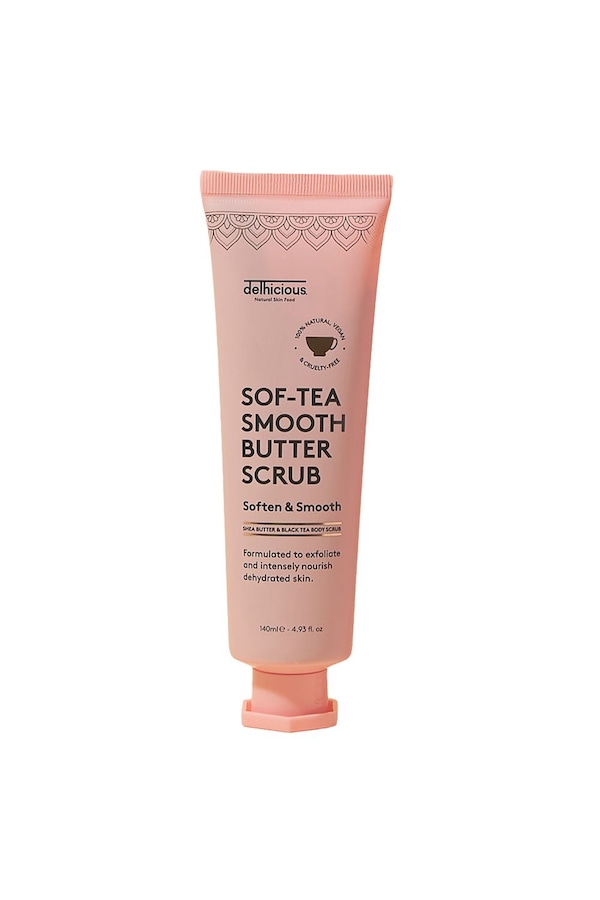 Delhicious Sof-Tea Smooth Butter Scrub 140ml Multi