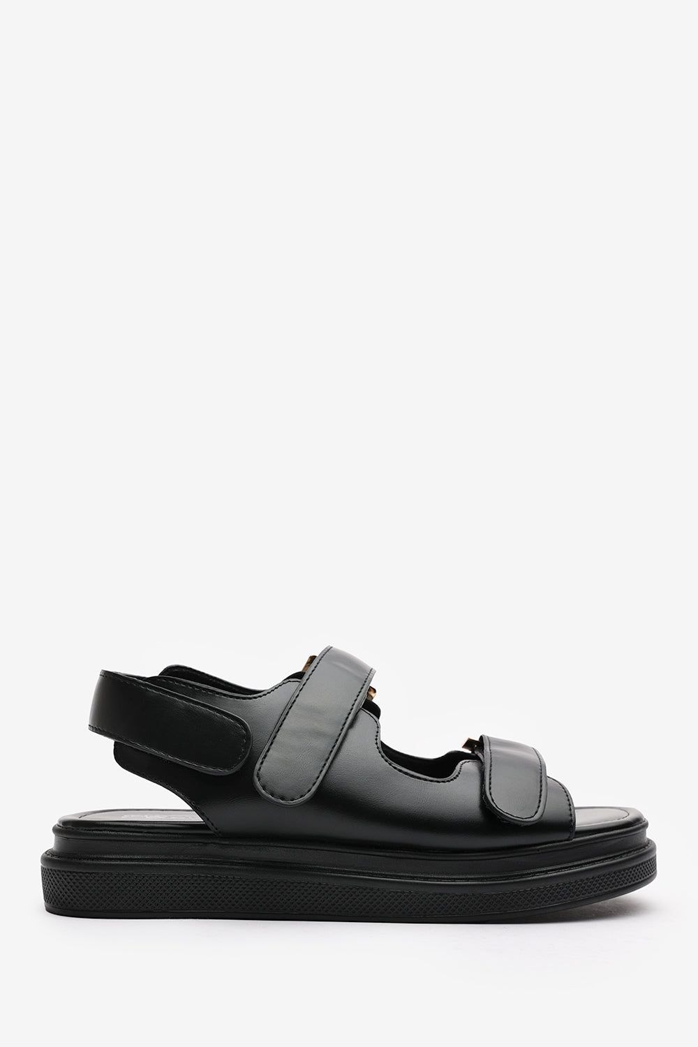 Where's That From 'Mircle' Flatform Sandals With Velcro Closure Straps image 2