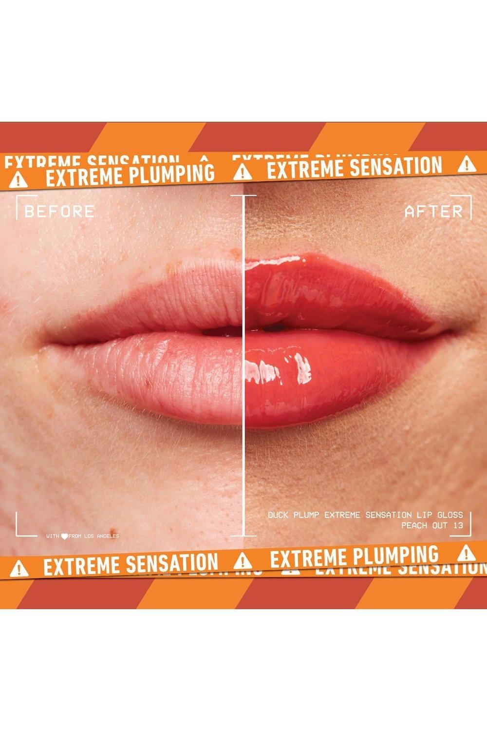 NYX Professional Makeup Duck Plump Lip Plumping Gloss Peach Out image 4