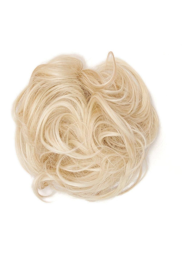Lullabellz Premium Messy Bun Hair Up Scrunchie Light Blonde