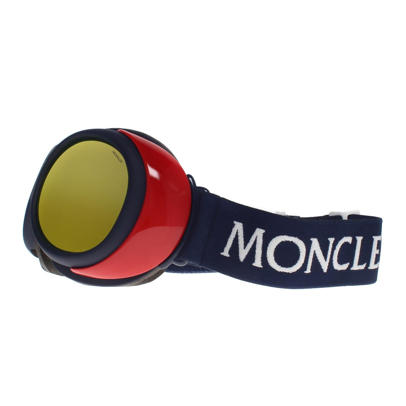 Moncler ML0130 91X Matte Blue Blue Mirror Ski Goggles image 2