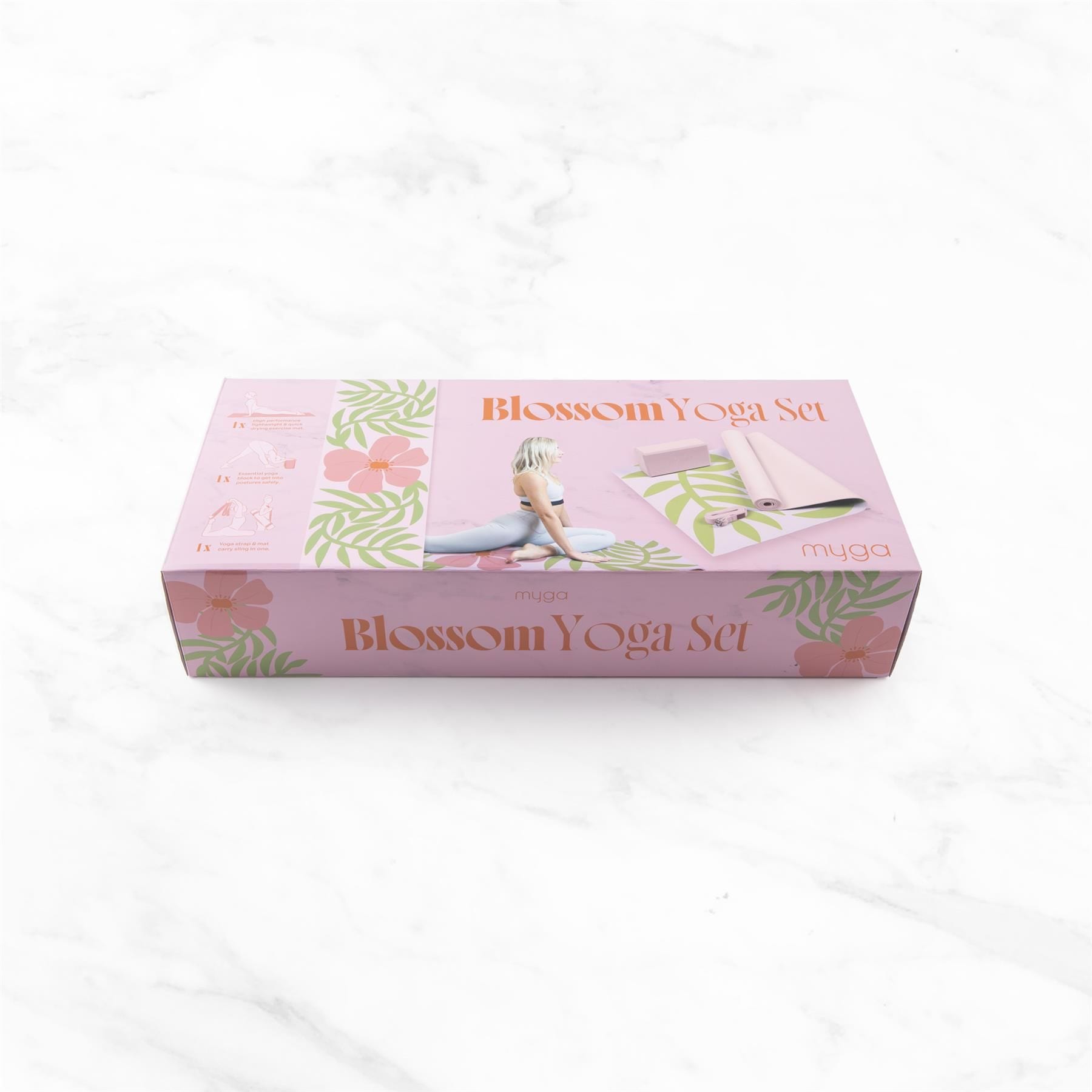 Myga Myga Printed Yoga Set - Palm Sage image 2