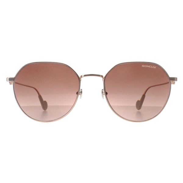 Moncler Round Shiny Rose Gold Brown Gradient ML0156-K