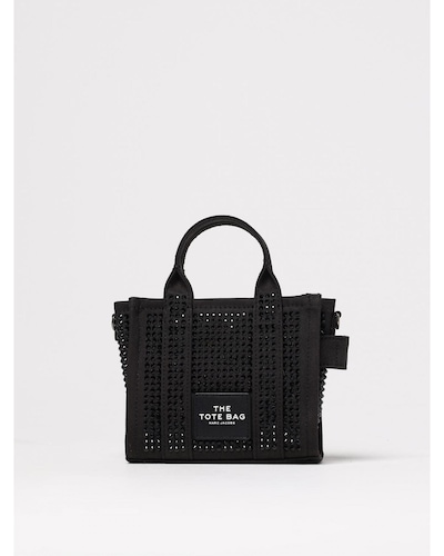 Marc Jacobs Mini Crystal Tote Crystal Embellished Tote Wo - Black Clutch Bags