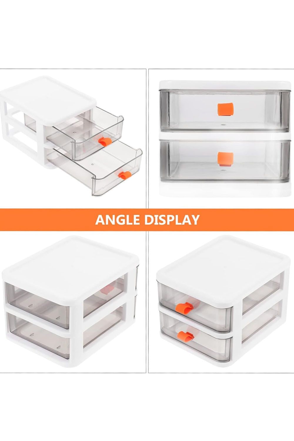 Living and Home Cosmetic Storage Organizer Box for Desk Office School Home image 3