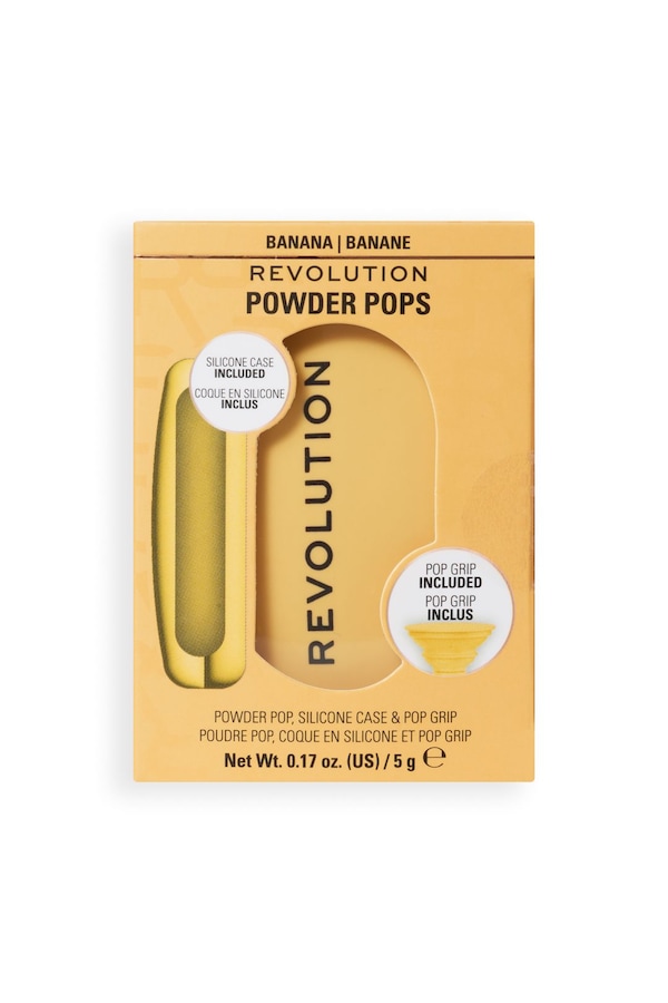 Revolution Powder Pops & Pop Grip & Silicone Case Banana