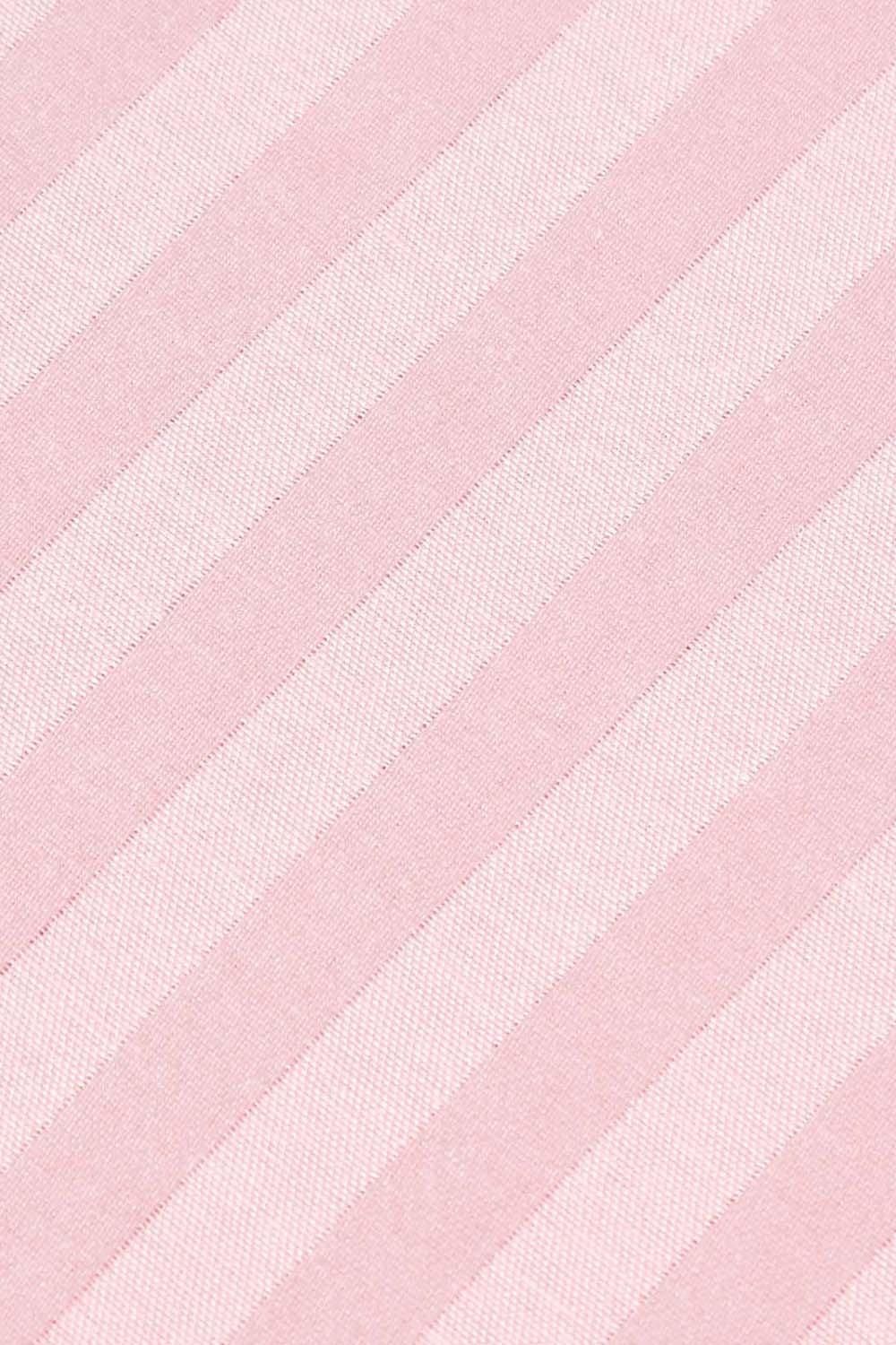 Homescapes Egyptian Cotton Satin Stripe Fitted Sheet 12 inch 330 Thread Count image 3