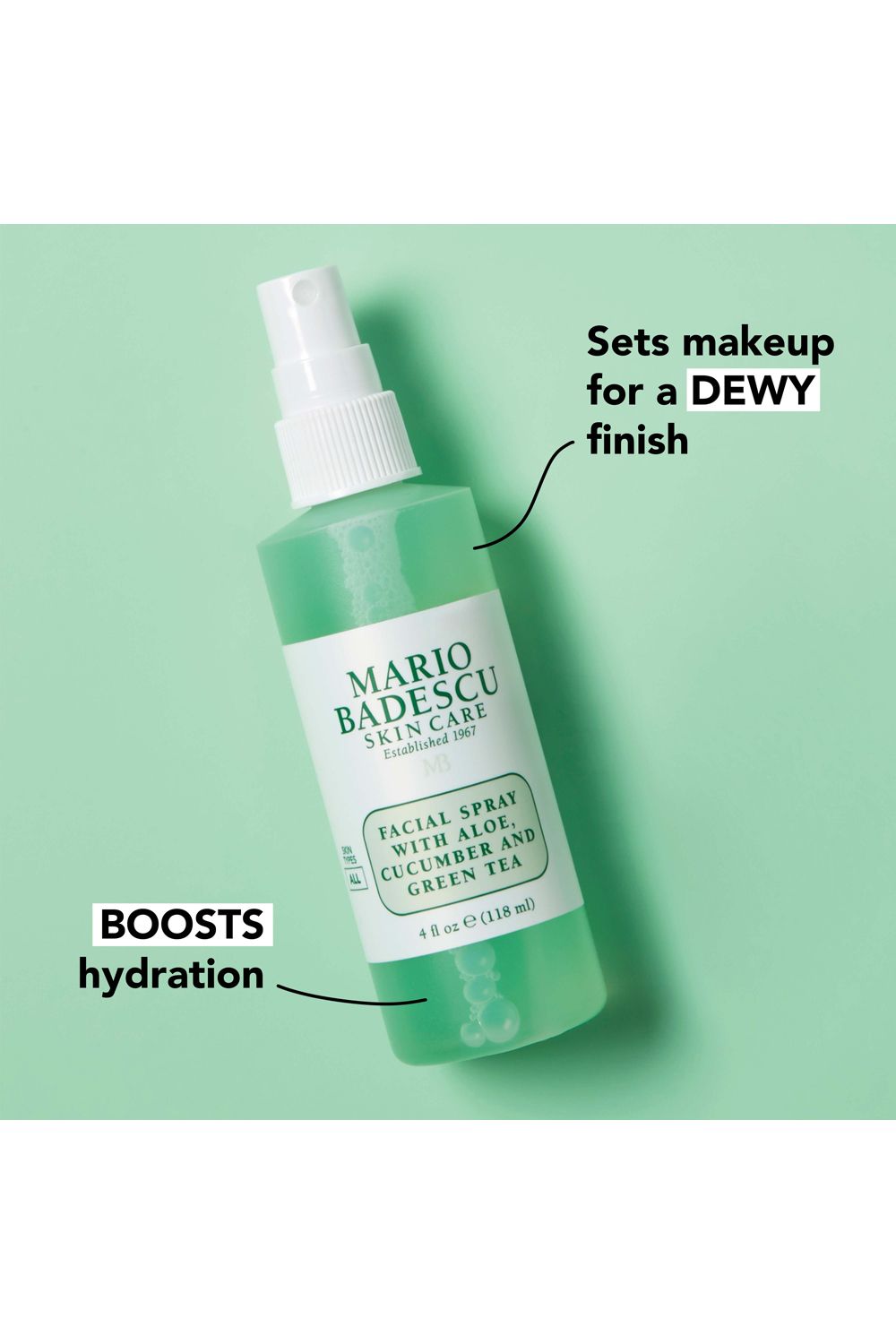 Mario Badescu Facial Spray With Aloe, Cucumber & Green Tea 236ml Multi image 5