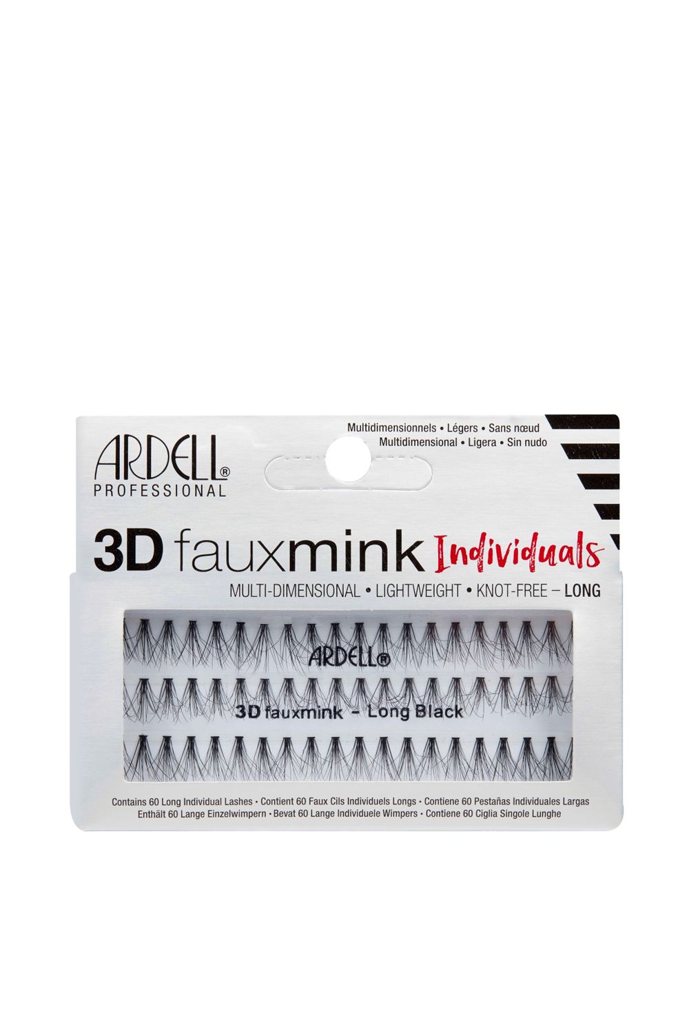 Ardell 3D Faux Mink Individuals - Long Black image 1