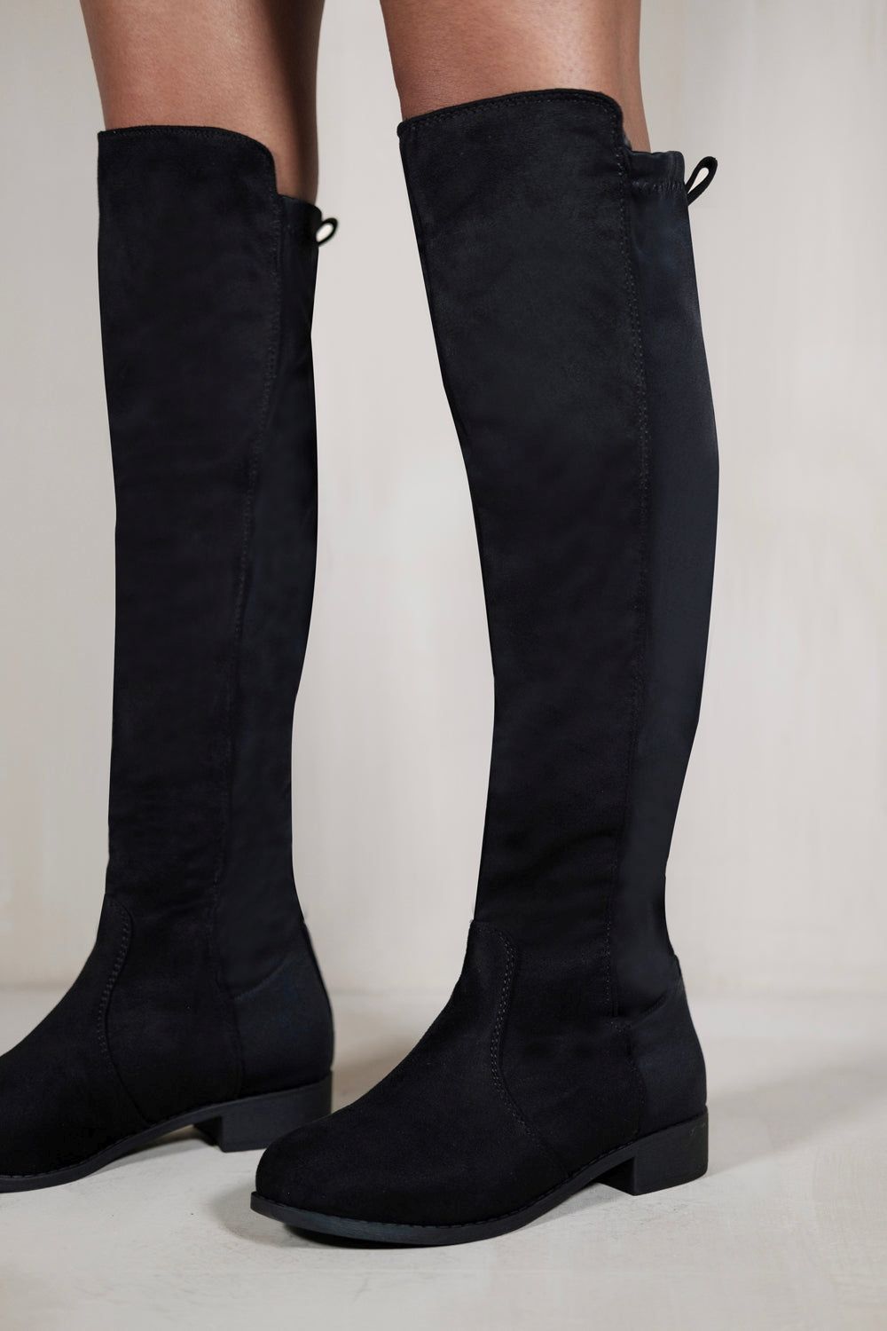 Where's That From 'Diem' Over The Knee Pull On Boots With Low Heel image 2