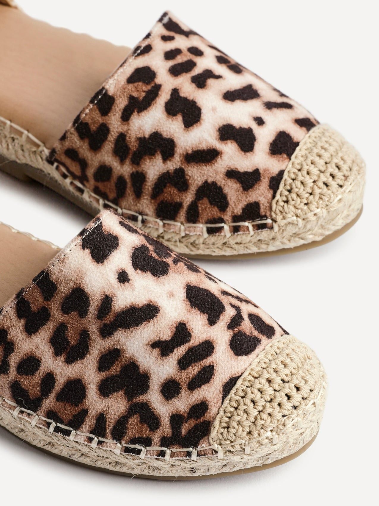 Linzi Neroli Leopard Print Closed Toe Espadrille Flatform Sandal image 5