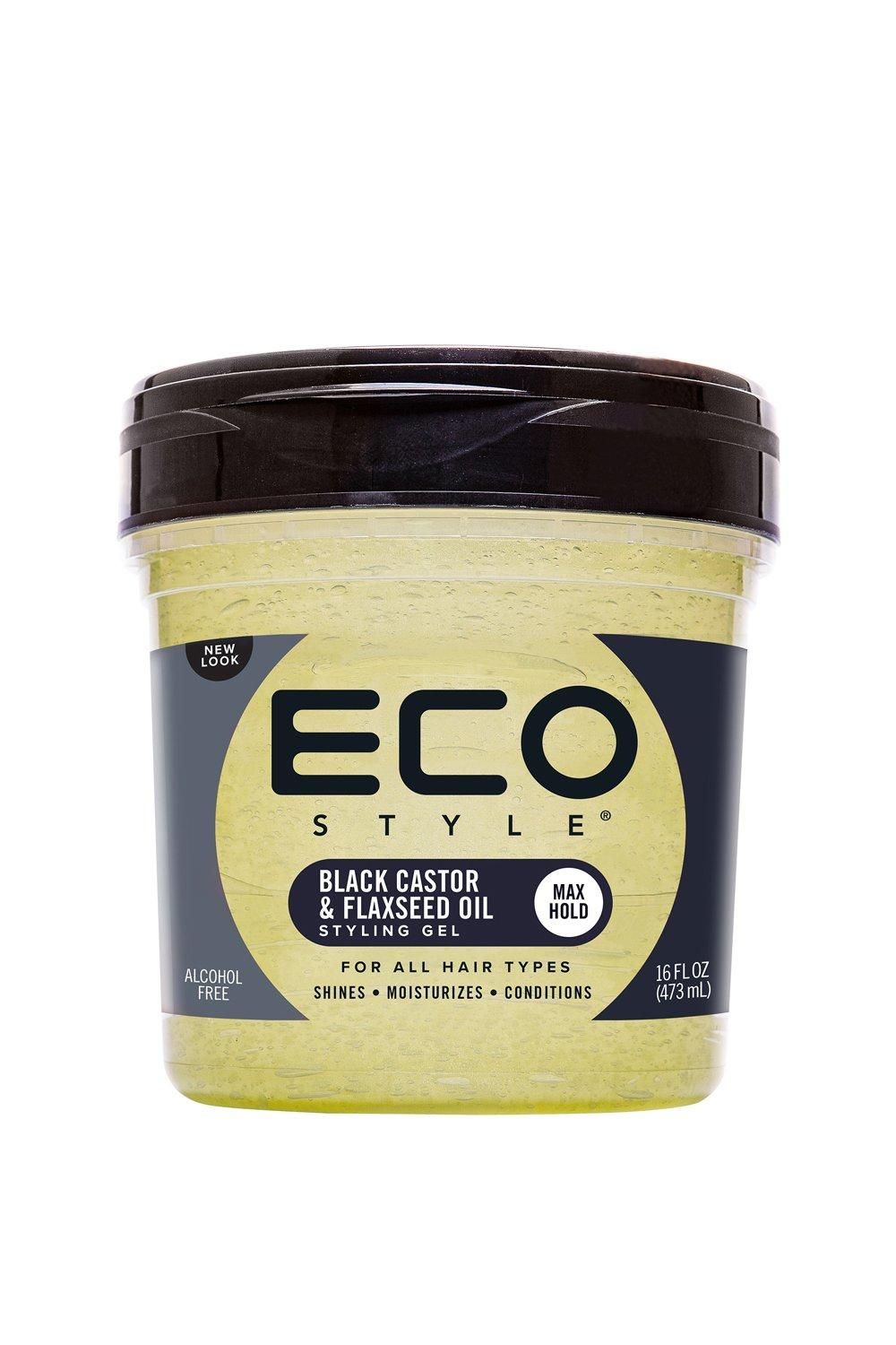 Eco Style Black Castor & Flax Seed Oil 473ml Multi image 1