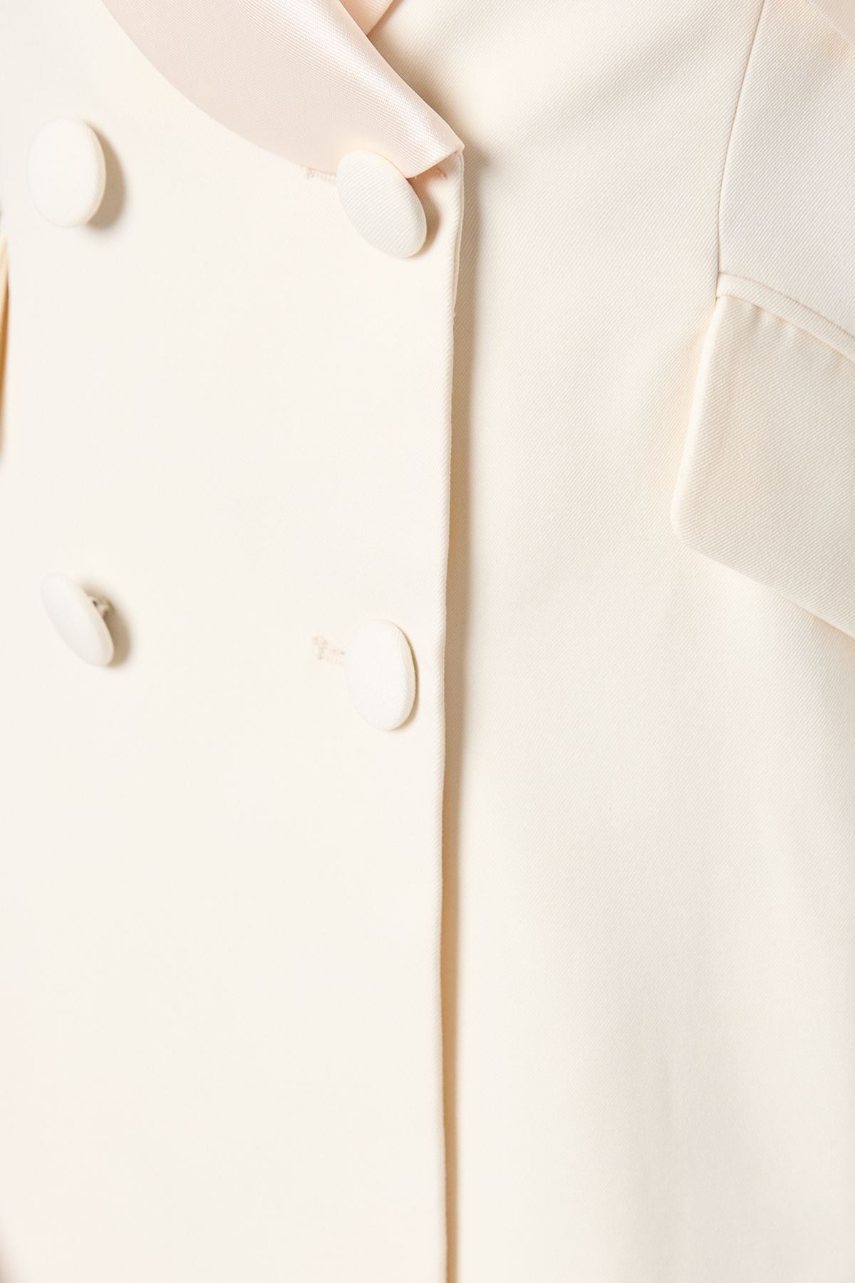 Coast Pleat Detail Tuxedo Blazer Wedding Dress Ivory image 5