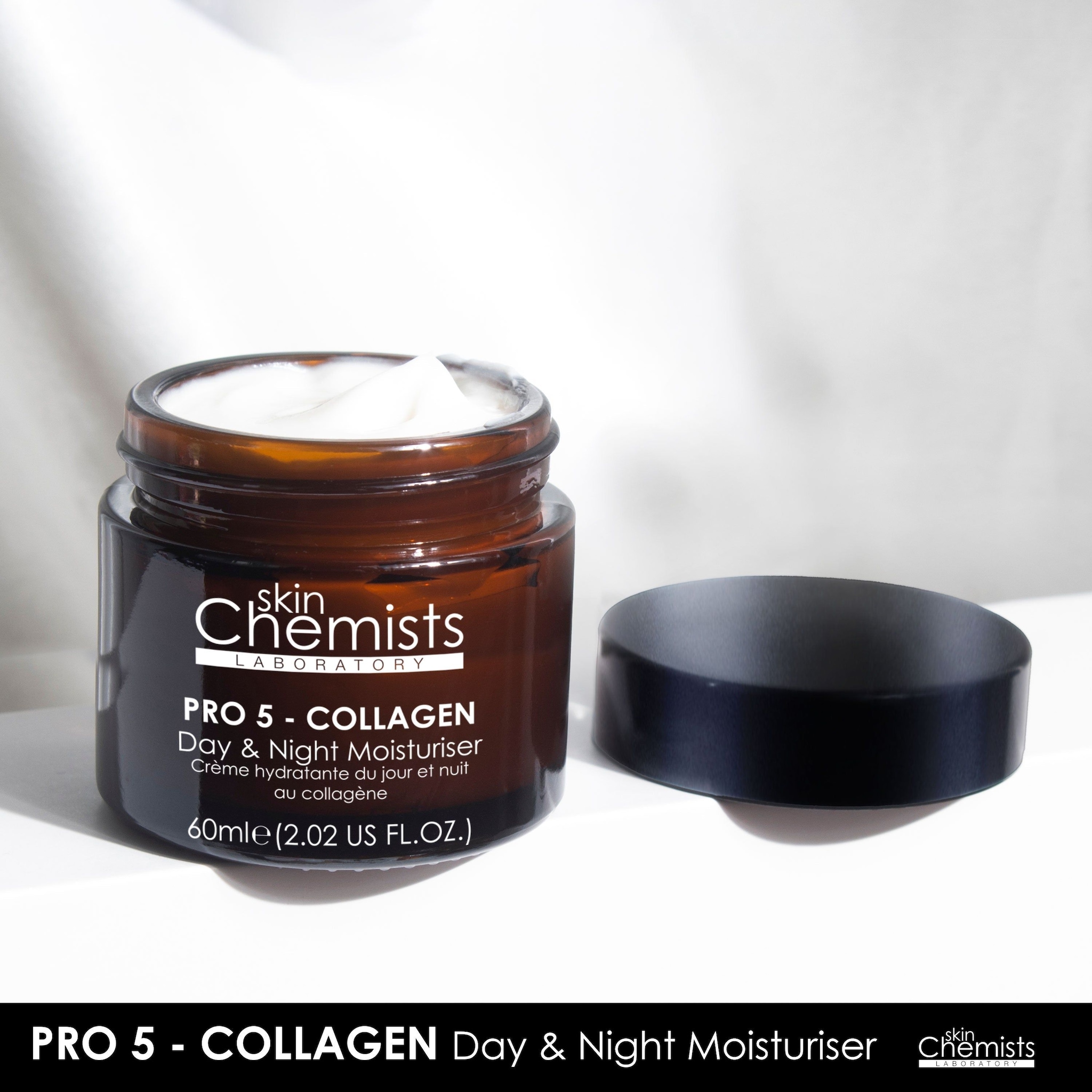 skinChemists professional Pro-5 Collagen Day & Night Moisturiser 60ml image 2