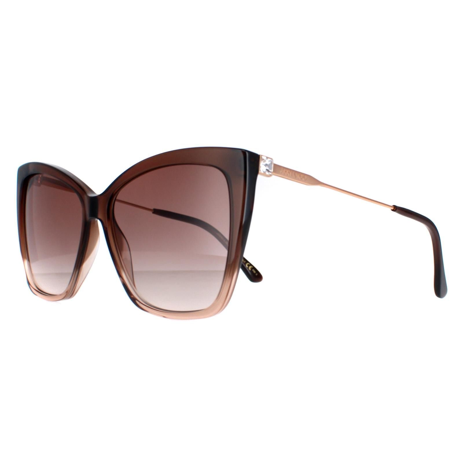 Jimmy Choo Cat Eye Brown Shaded Beige Brown Gradient Seba/S image 2
