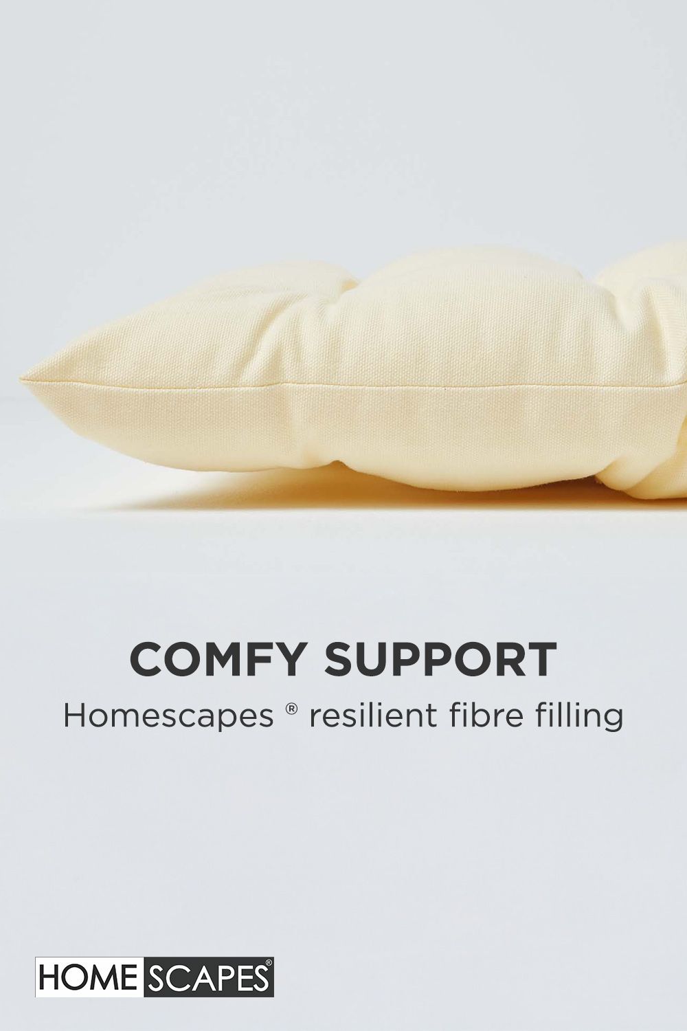 Homescapes Garden Bench Cushion Luxury 2 Seater Cotton Indoor Outdoor Pad, 108 x 42cm image 4